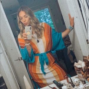 Fashion Nova colorful dress.